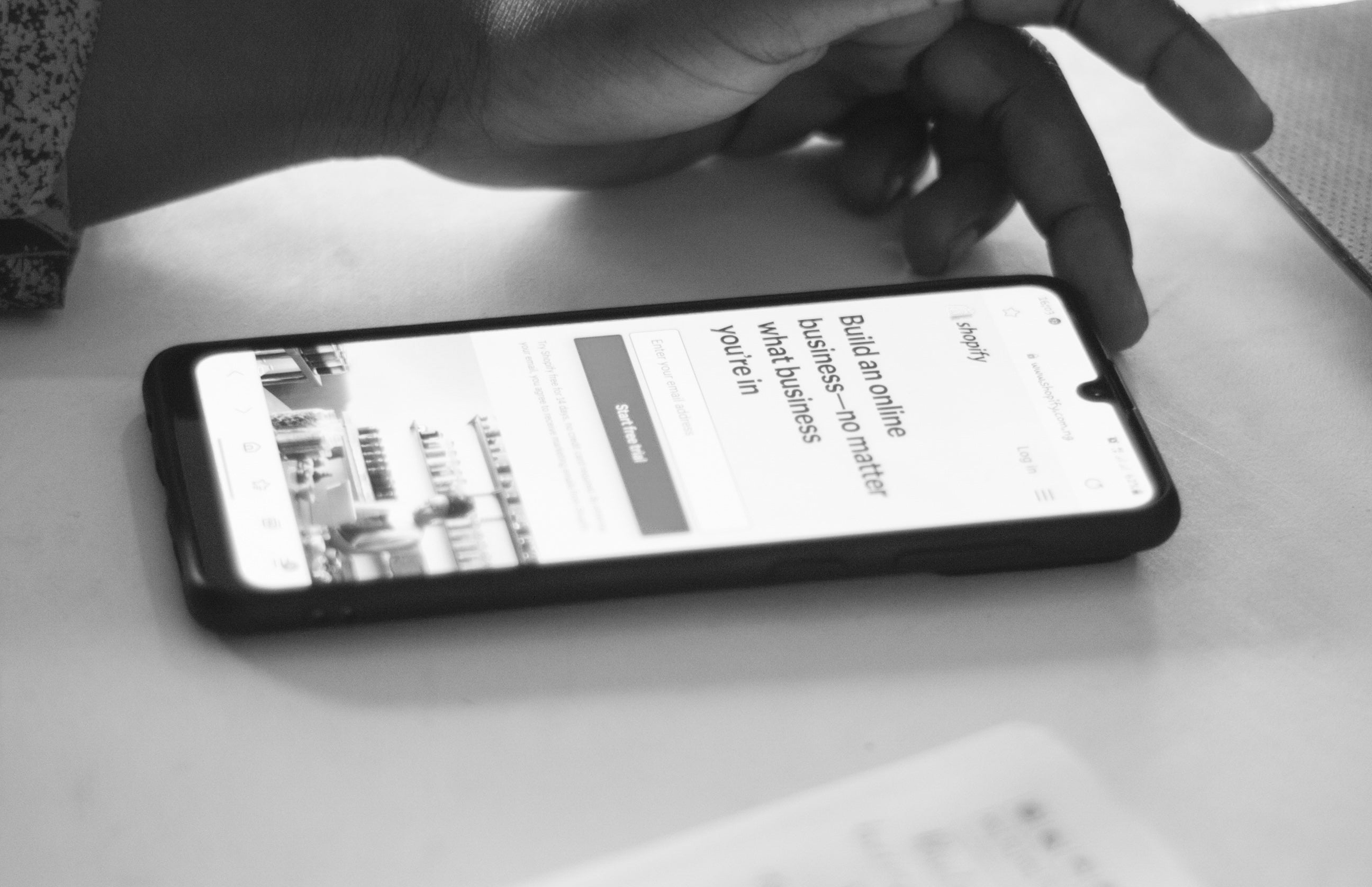 Shopify trial za darmo